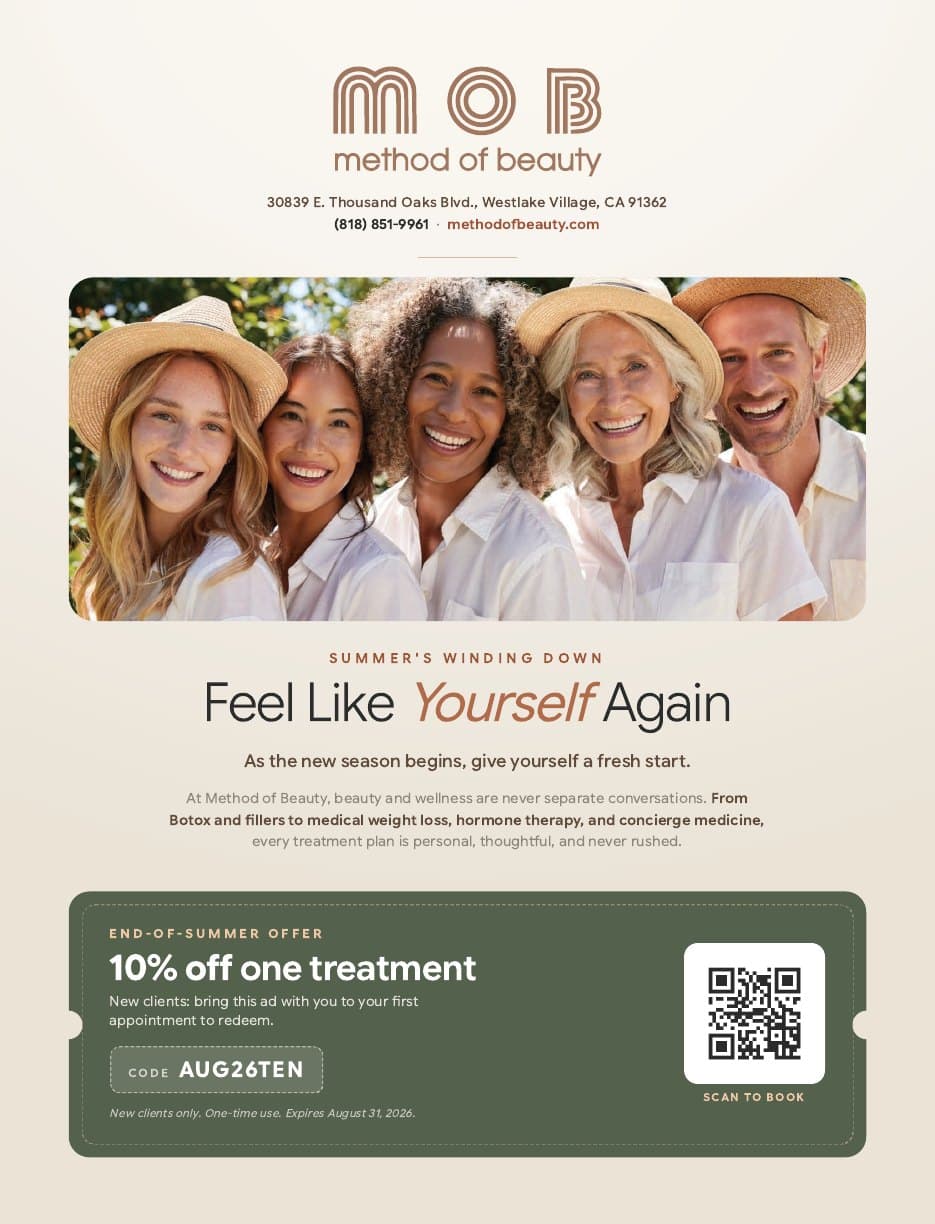 August full-page print ad