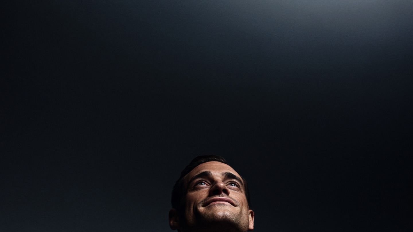 A business owner looking up toward what is possible